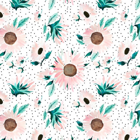 Sunflower Baby Bedding Pink Sunflower Crib Sheet Floral Etsy
