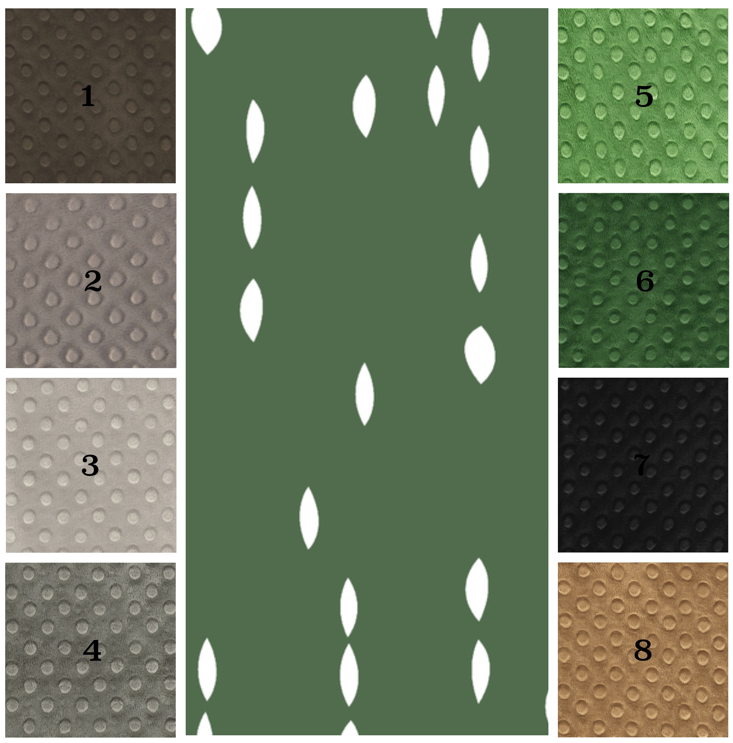 Dark Green Baby Bedding Crib Sheet Changing Pad Cover Baby Etsy