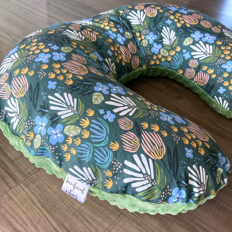 Green Wildflowers Baby Bedding Crib Sheet Changing Pad Cover Etsy