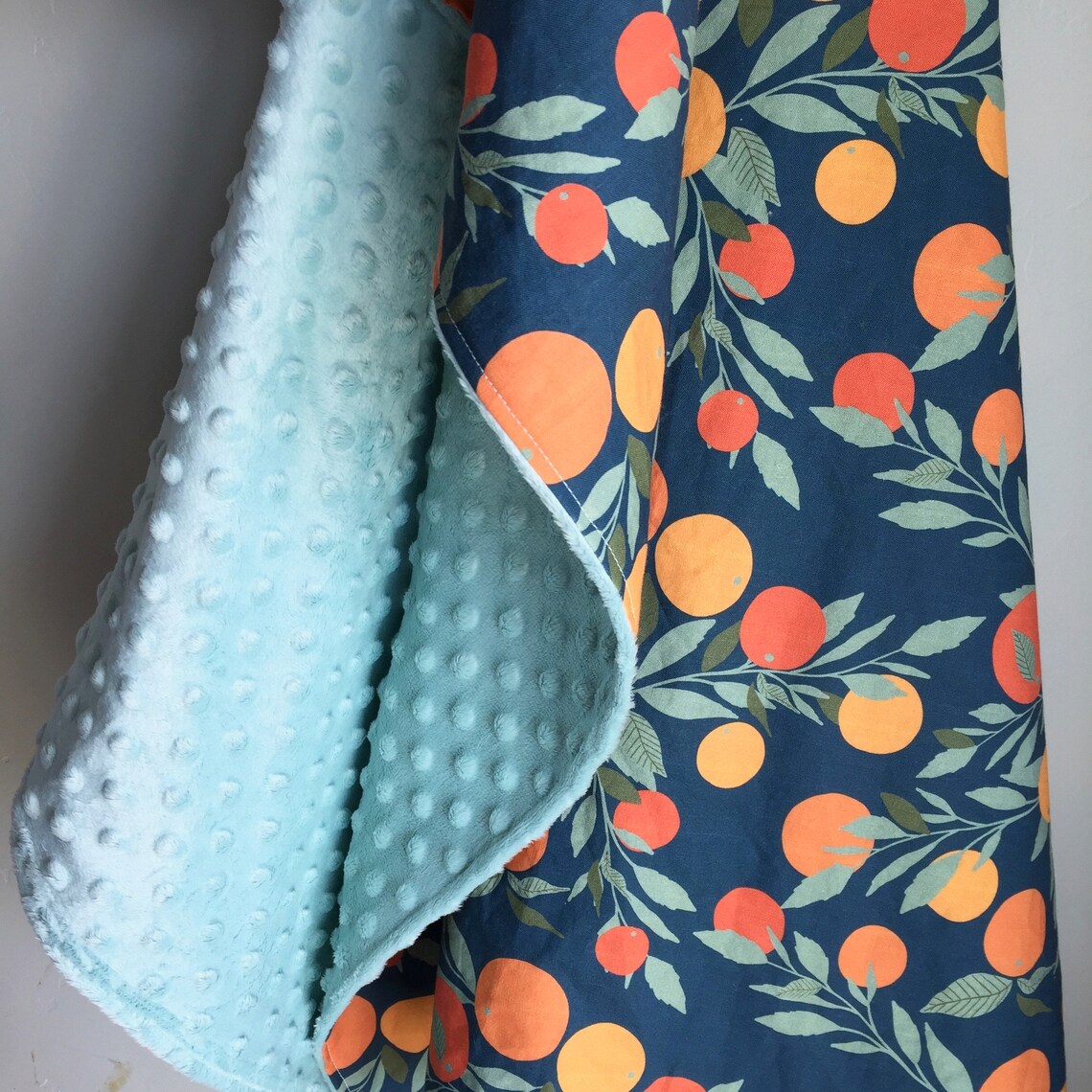 Retro Tangerines Baby Bedding Crib Sheet Changing Pad Cover Etsy