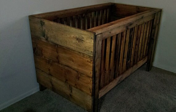 Rustic Baby Crib Plans | Etsy UK