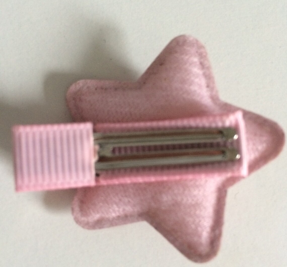 Little Glitter Star Hair Clips Set of five Etsy