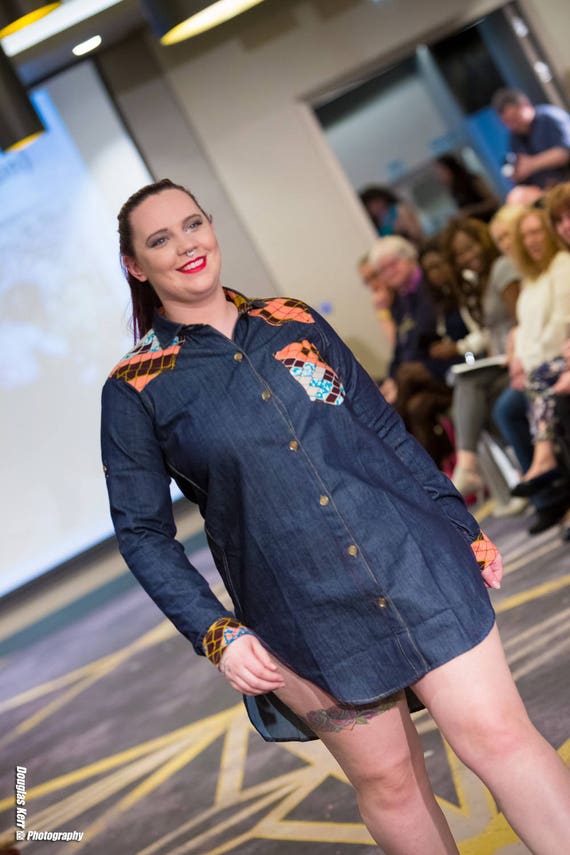 denim shirt dress size 18