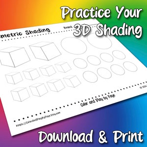 Blank Shading Chart | DIY druckbare PDF-Farbkarte Musterseite | US Letter & A4 Papier
