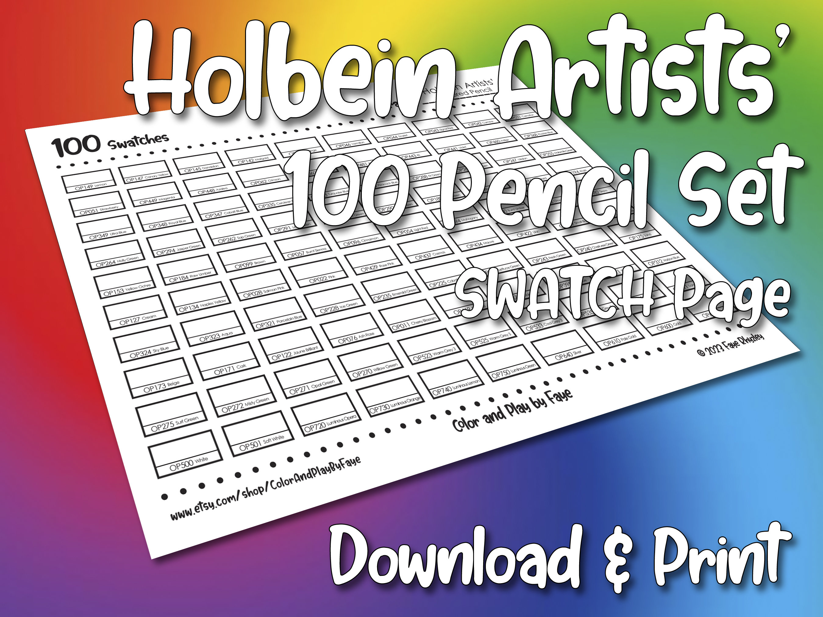 Holbein Colored Pencils - Etsy Denmark