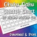 Ohuhu Oahu 60 Marker Swatch Blank Chart Printable DIY Color Chart ...
