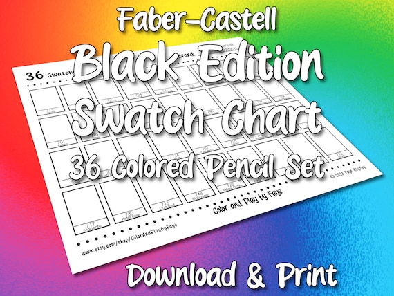 Faber-Castell Black Edition 36 Color Pencil Set
