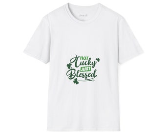 Unisex Softstyle  St. Patrick T-Shirt | Happy St. Patrick Day | St. Patrick | Lucky Irish | Blessed | Tshirts