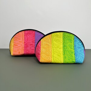Spodnie matelassée arc-en-ciel Tula Pink