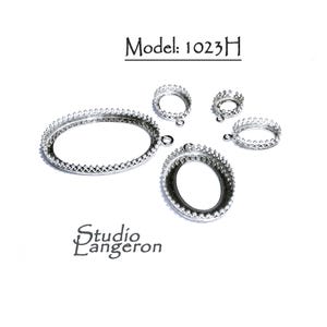 925 Sterling Silver Oval Bezel Cups sizes 6x8-30x40mm, bezel cups, Jewelry making, Setting, Blank pendants - 1 piece