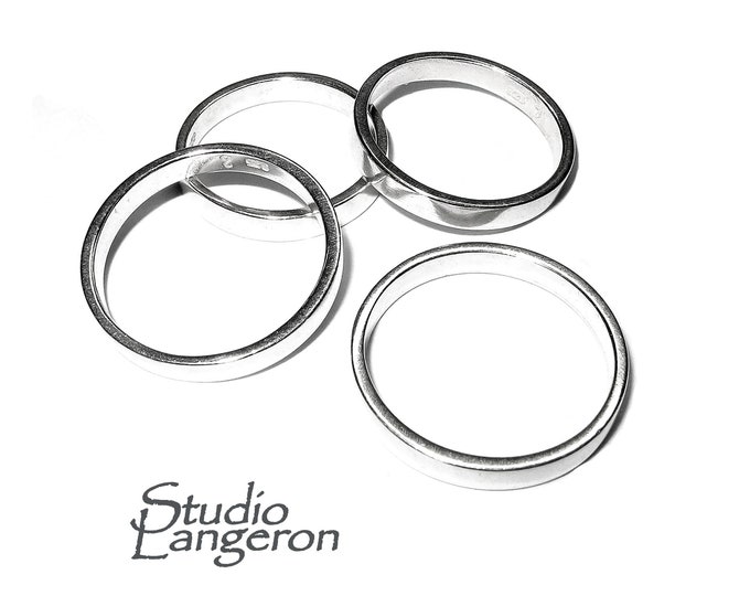 925 sterling silver blank ring size 4, 5, 6, 7, 8, 9, 10, 11, silver ring, base ring, Sterling silver, ring silver, Jewelry making - 1 piece