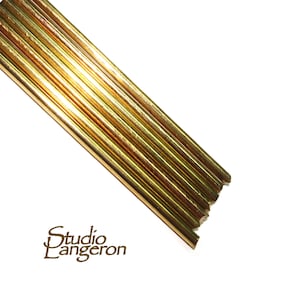 Brass copper solder stick 1.5 mm x 50 cm, Melting Point 650, solder brass, Jewelry making, medium brass solder stick - 1 piece