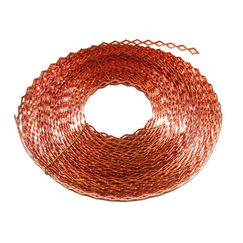 Natural Copper Bezel Wire Gallery Wire Gallery Ribbon Etsy