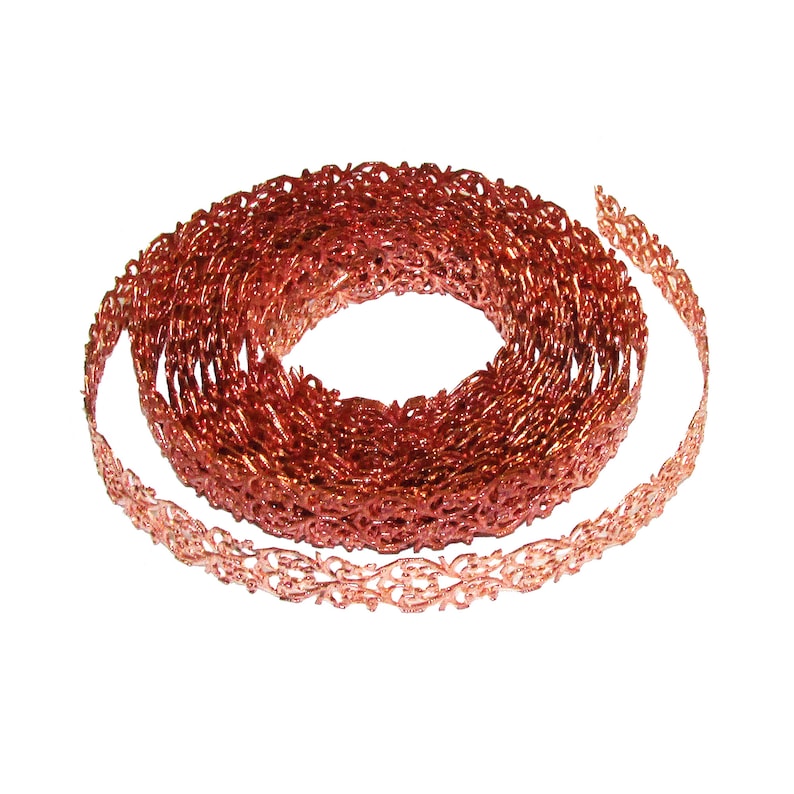 Natural Copper Bezel Wire Gallery Wire Gallery Ribbon | Etsy