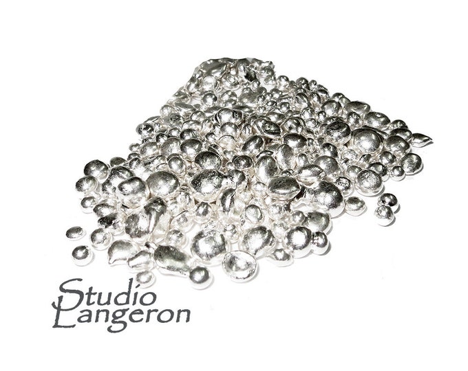 999 Fine Silver Casting Grain, 999 Silver, Fine silver, Silver grain, Jewelry making, Casting grain, Solid silver, Silver - 1 gram
