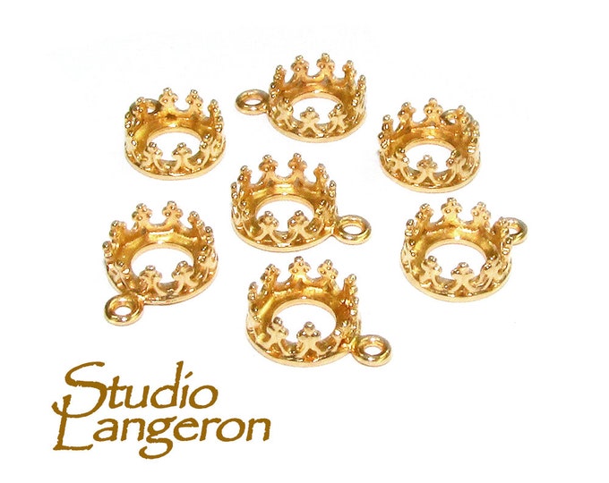5 mm size 14K Yellow gold filled Round Bezel Cup, Bezel cup, Setting, Gold Filled bezel cup, Jewelry making, Gold Filled - 1 piece