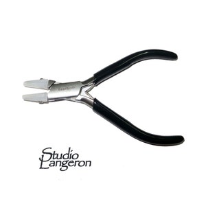 Nylon Flat Nose Pliers Professionally Prepared for Jewelry Making PL560, Bead Smith, Length 120 mm (4.8 inch), Jewelry making  - 1 piece