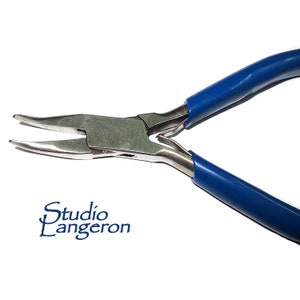 Bent chain nose pliers Professionally Prepared for Jewelry Making, Manufacturer MOON, Length 130 mm (5.0 inch), Jewelry making  - 1 piece