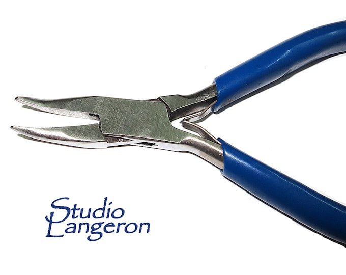 Bent chain nose pliers Professionally Prepared for Jewelry Making, Manufacturer MOON, Length 130 mm (5.0 inch), Jewelry making  - 1 piece