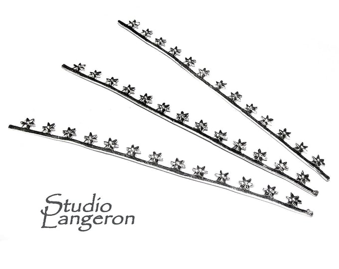 999 Fine silver Casted Bezel wire size 7.0x0.43 cm (2.8 inch), Gallery wire, Setting silver, Gallery pattern, Jewelry making - 1 piece