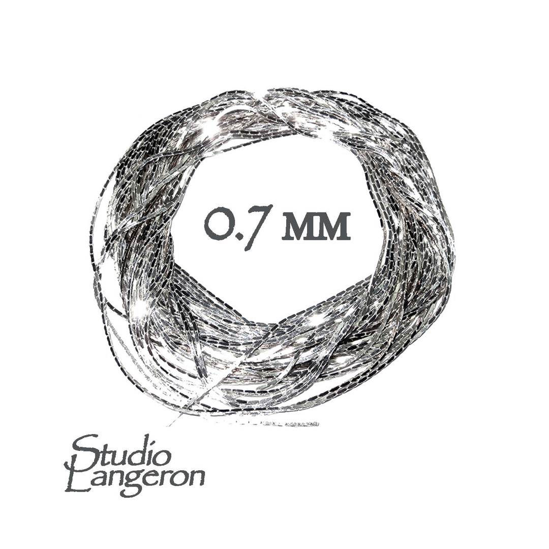 925 Sterling Silver Beading Chain Thickness 0.7 Mm, Beading Chain, 925