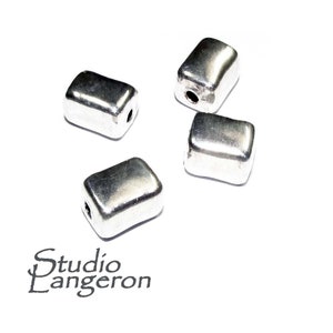 Cuentas hechas a mano de plata de ley 925 BS 53, cuentas de plata, cuentas hechas a mano, cuentas decorativas, fabricación de joyas, cuentas originales - 1 pieza