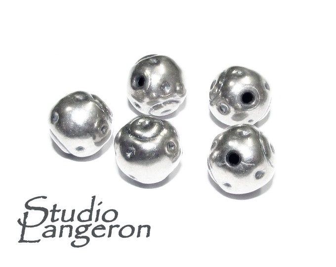 925 sterling silver handmade beads BB39, handmade, silver beads, Jewelry making, handmade beads, decorative beads, Original beads - 1 piece