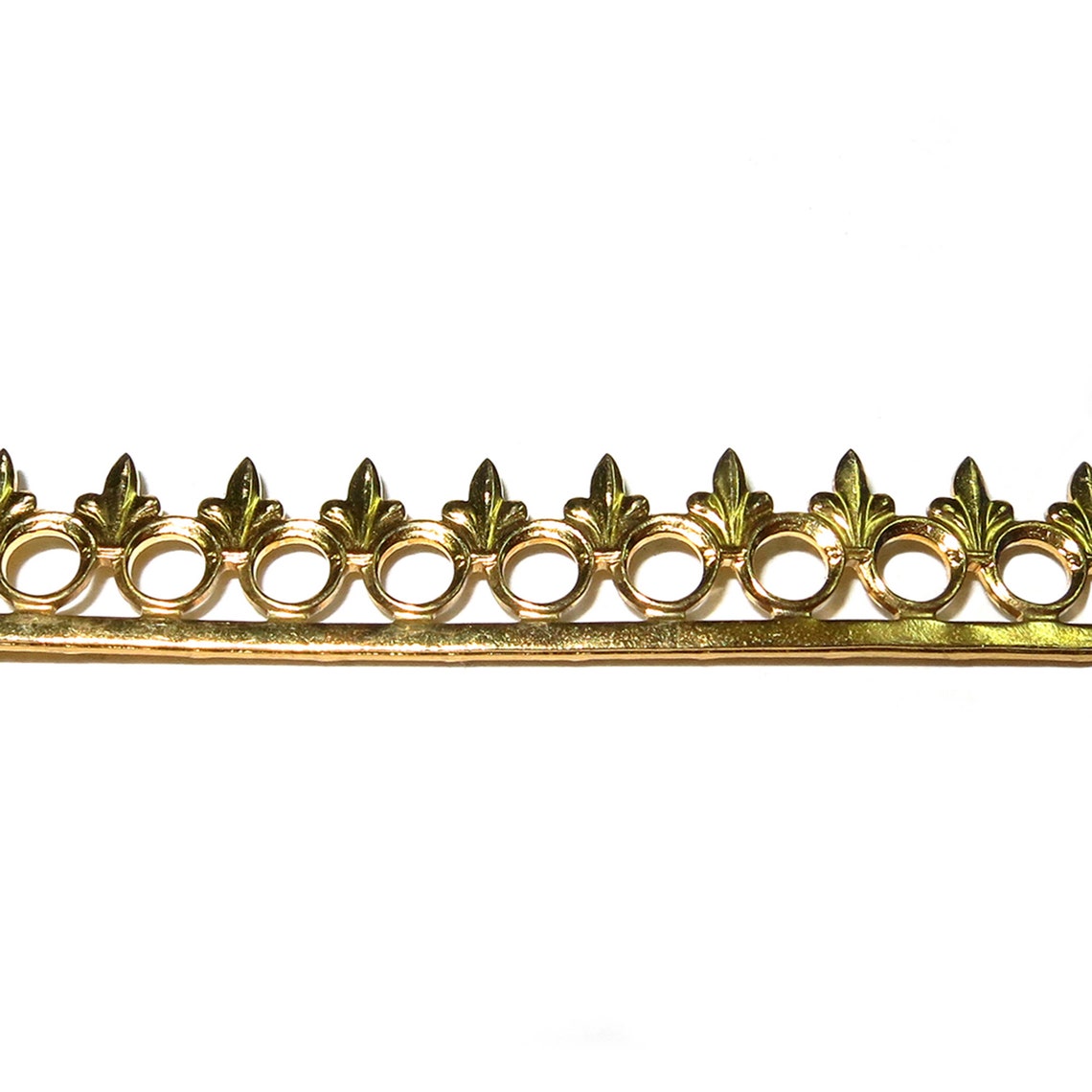 Natural Brass Gallery Wire, Brass Wire, Gallery Pattern, Gallery Ribbon ...