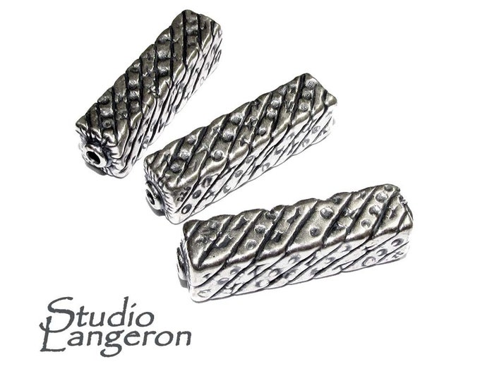 925 sterling silver handmade beads BS06, silver beads, Jewelry making, handmade bead, decorative bead, Original beads, Large beads - 1 piece