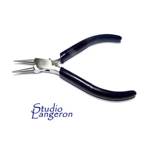 Round nose pliers Professionally Prepared for Jewelry Making PL513, BeadSmith, Length 115 mm (4.5 inch), Jewelry making  - 1 piece