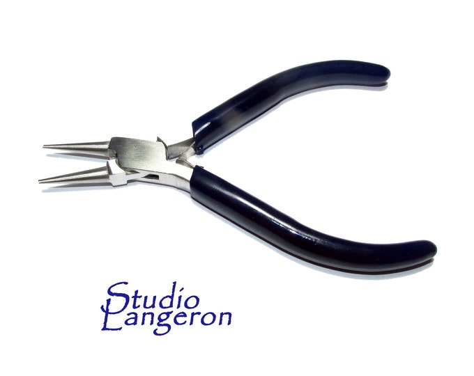 Round nose pliers Professionally Prepared for Jewelry Making PL513, BeadSmith, Length 115 mm (4.5 inch), Jewelry making  - 1 piece