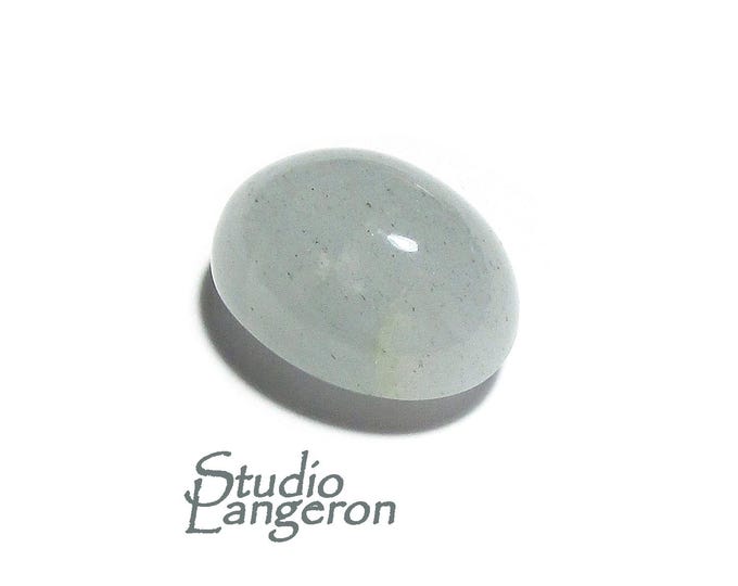 SALE!  Natural Chalcedony, cabochon, size 14x11x8.5mm, Natural Chalcedony, Natural Gemstone, Jewelry making - 1 piece