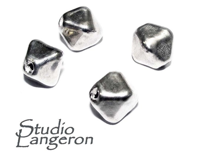 925 sterling silver handmade beads BS55, handmade, silver beads, Jewelry making, handmade beads, decorative beads, Original beads - 1 piece