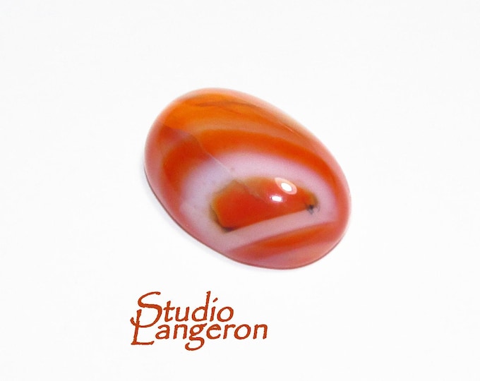 SALE!  Natural agate, cabochon, size 18x13x6.4mm, Natural agate, Natural Gemstone, Jewelry making - 1 piece