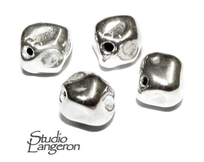 925 sterling silver handmade beads BP125, silver beads, Jewelry making, handmade beads, decorative beads, Original beads - 1 piece