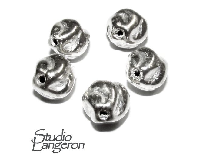 925 sterling silver handmade beads BP144, silver beads, Jewelry making, handmade beads, decorative beads, Original beads - 1 piece
