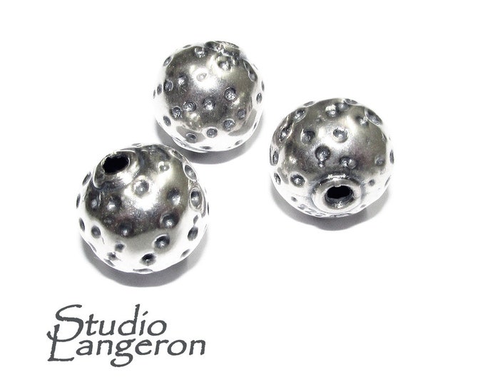 925 sterling silver handmade beads BB15, Jewelry making, silver beads, beads, handmade beads, decorative beads, Original beads - 1 piece