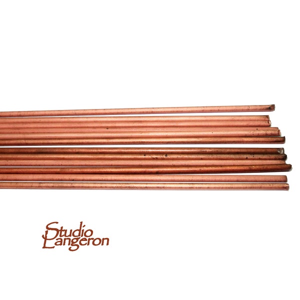 Medium copper solder stick 2.0 mm x 50 cm, Melting Point 650, solder copper,  Jewelry making, medium copper solder stick - 1 piece