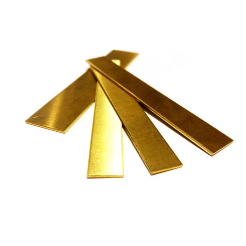 14K Solid gold sheets Thickness from 0.3 to 1.2 mm size 70x2.5 Etsy