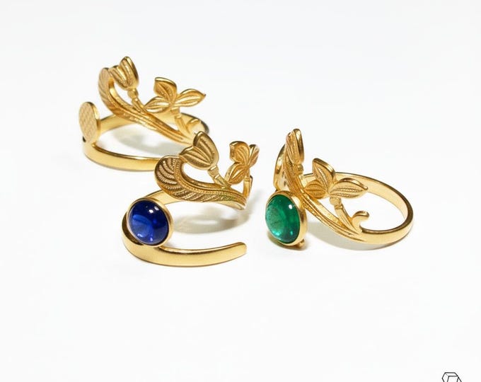 14K Yellow gold filled open blank ring with a platform 7.0 mm for gluing, base ring, Jewelry making, Setting, ring gold filled - 1 piece