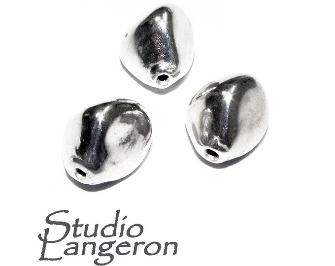 925 sterling silver handmade beads BS67, handmade, silver beads, Jewelry making, handmade beads, decorative beads, Original beads - 1 piece