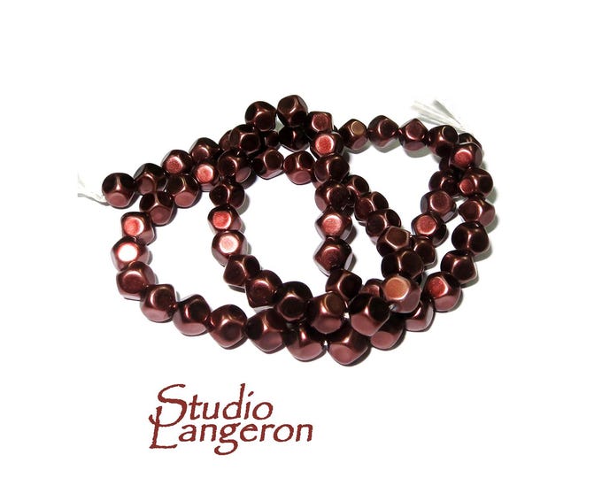 SALE!  Natural Shell pearl round Beads 6mm 1 strand 40cm (16 inch) long, Natural Shell pearl, Jewelry making - 1 strand