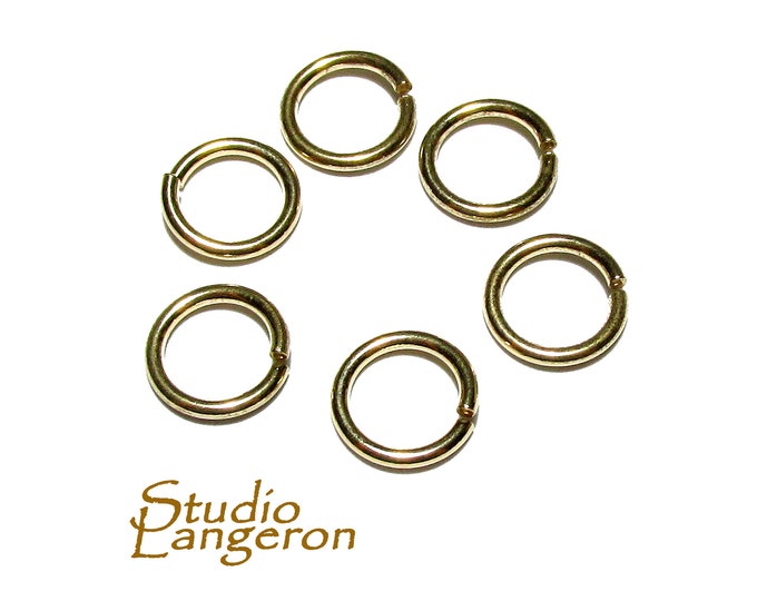 14K Gold Filled Open Jump Rings size 1.5x8 mm, Gold Filled jump rings, Jewelry making, Jump ring, Large jump ring, Gold filled - 1 piece