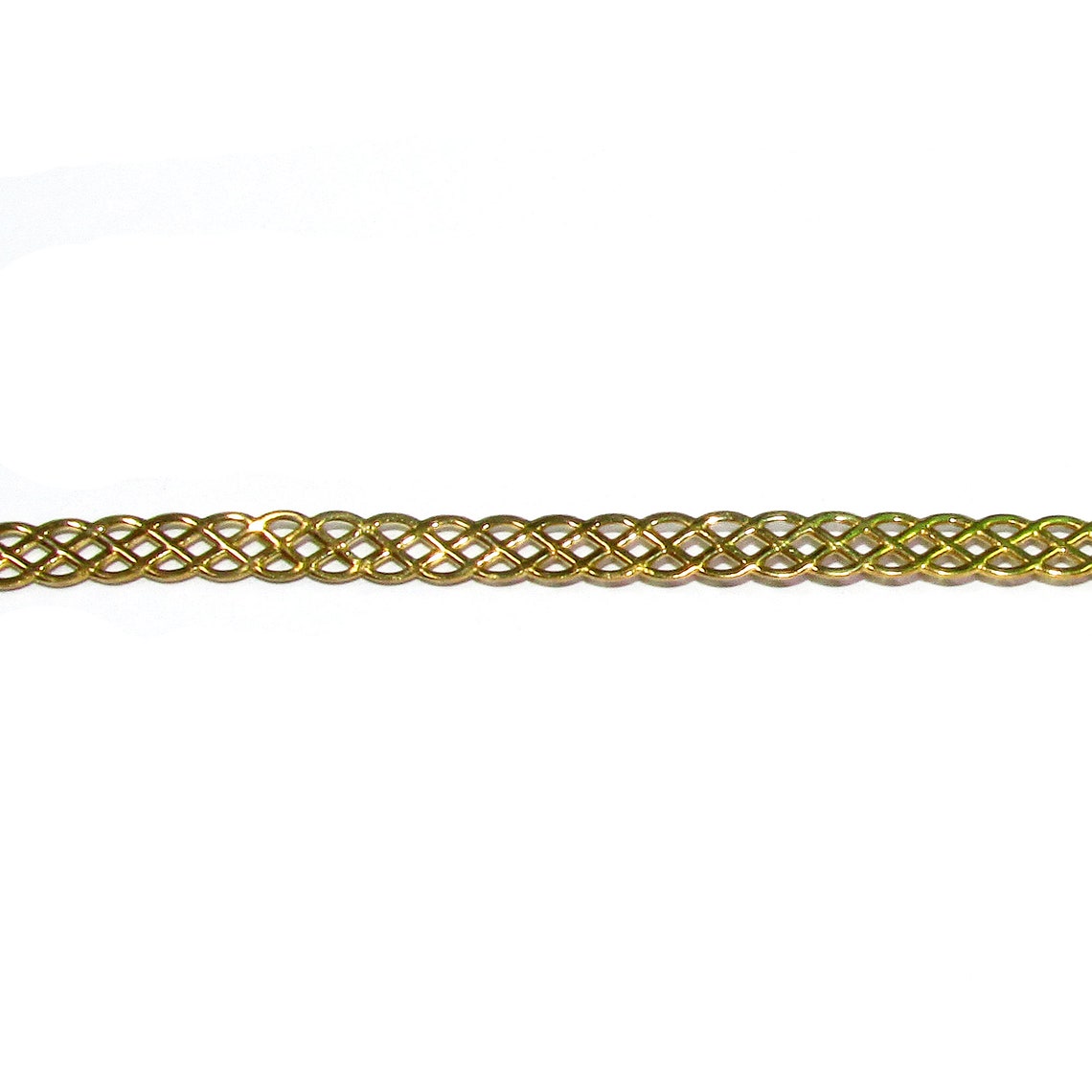 Natural Brass Gallery Wire Brass Wire Gallery Pattern Etsy