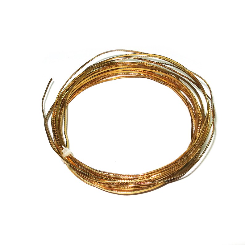 Natural Brass Gallery Wire Brass Wire Gallery Pattern Etsy