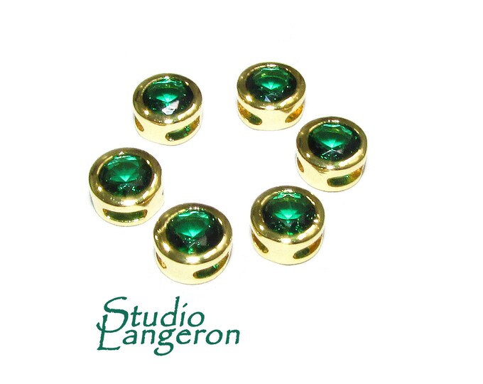 14K yellow gold filled decorative round beads with chalcedony size 5.4x3.2 mm, Jewelry making, Gold filled beads, chalcedony - 1 piece