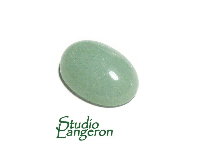SALE!  Natural Amazonite, oval cabochon, size 9.8x14x4.9mm, Natural Amazonite, Natural Gemstone, Jewelry making - 1 piece