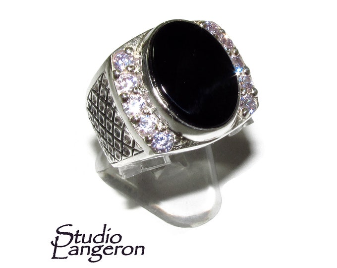 Agate man ring 925 sterling silver size 9 1/2, single copy, sterling silver, natural Agate, man ring, gemstone, Handmade ring