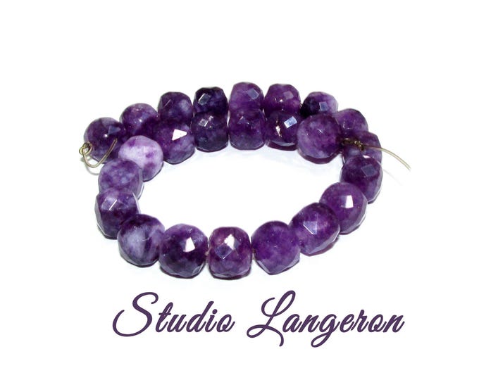SALE!  Natural Amethyst Beads Cube 6x6mm 1 strand 17cm long (About 24 beads), Natural Amethyst, Jewelry making - 1 strand