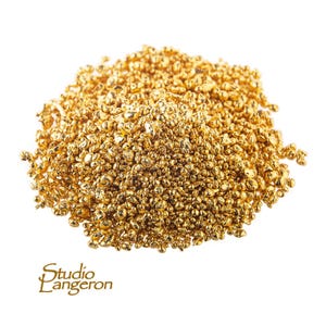 24 kt geelgouden gietkorrel, 24 kt goud, goudgegoten korrel, sieraden maken, 24 kt goud, goud 999 - 1 gram